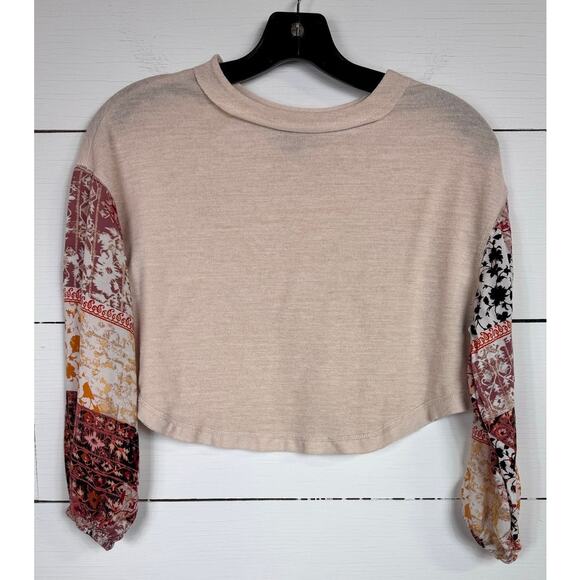 Wonderly Tops - Wonderly 3/4 Sleeve Cropped Blouse Women's Size Small